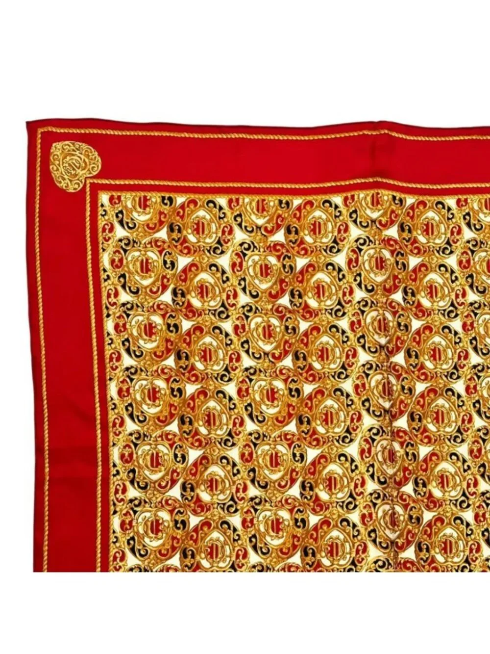 Dior Silk Scarf Logo All Over